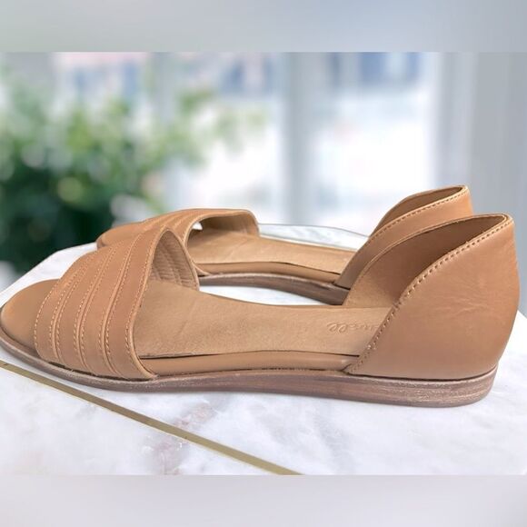 MADEWELL The Nelda d'Orsay Flat Sandals Size 10 - Picture 6 of 14